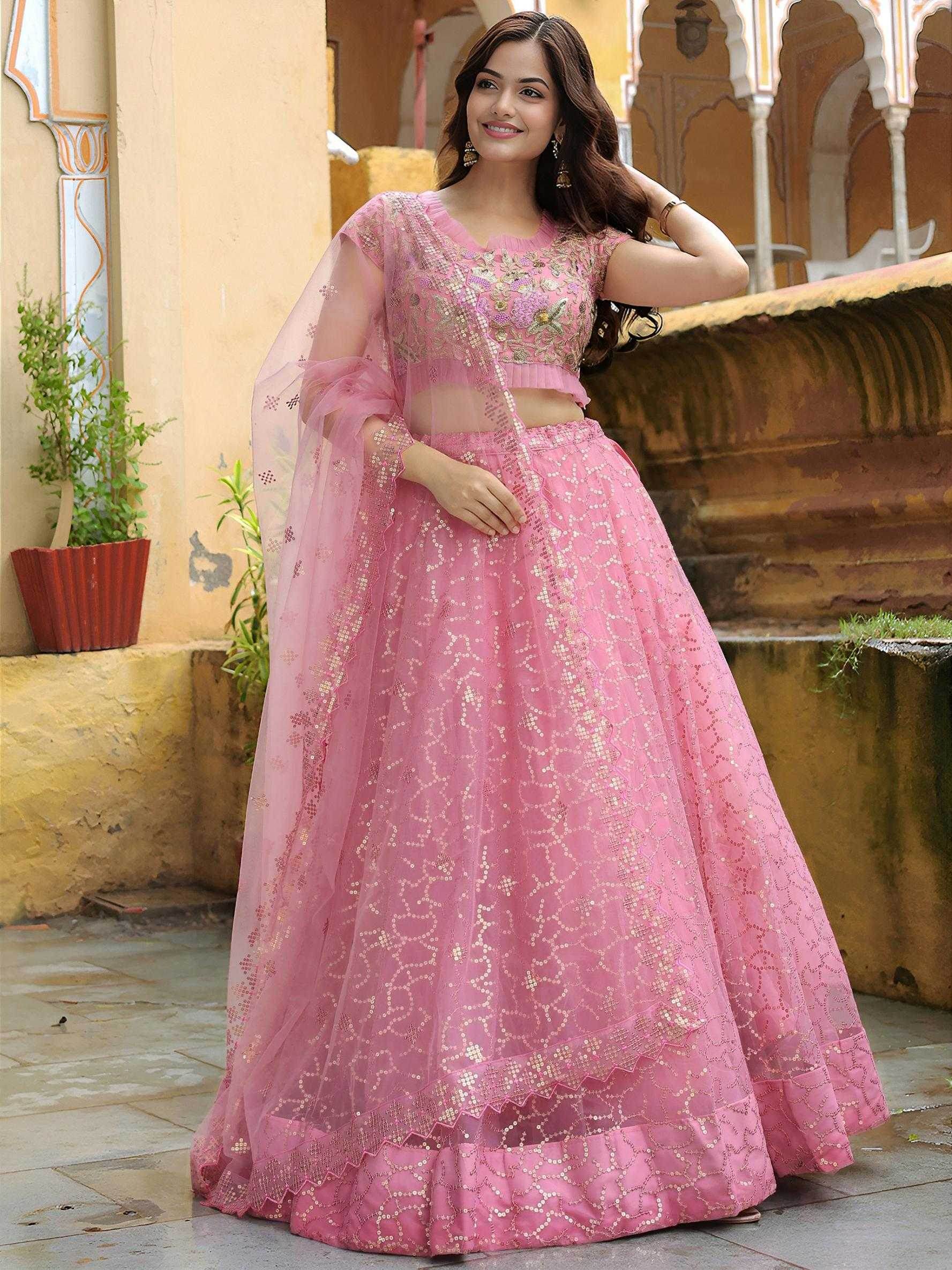 Soft Net Lehenga Choli - MYLUXURY LANE ENTERPRISE